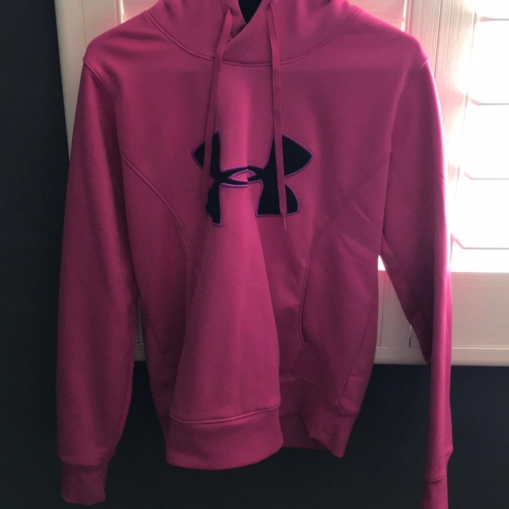 Under armour pink hoodie!